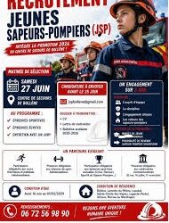 RECRUTEMENT JEUNES SAPEURS POMPIERS