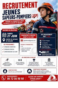 RECRUTEMENT JEUNES SAPEURS POMPIERS